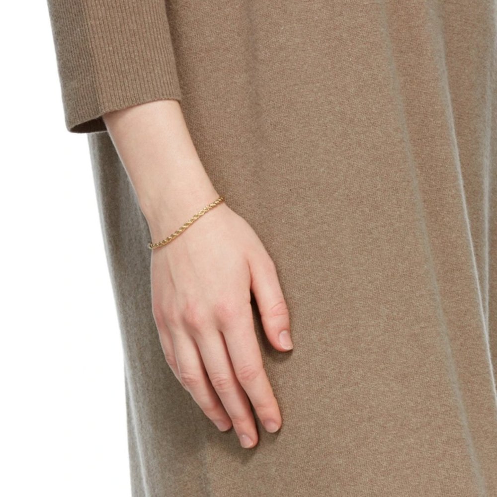 Laura Lombardi | Gold Rope Chain Bracelet